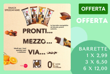 SCEGLI LE BARRETTE PROTEICHE DEI GUSTI CHE VUOI IN SCONTO QUANTITà