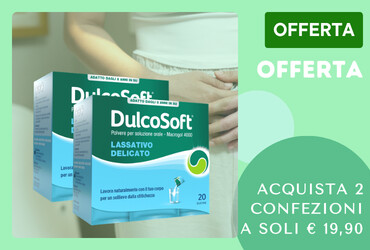 Buste da sciogliere in acqua per favorire il corretto transito intestinale e contrastare la stitichezza occasionale